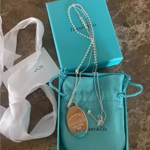 New Tiffany & Co. Return to Tiffany Blue Splash Necklace